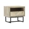 Armen Living Peridot 1 Drawer Nightstand in Natural Acacia Wood LCPELANAT - alternate 1
